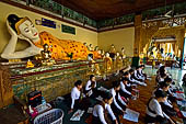 Yangon Myanmar. Shwedagon Pagoda (the Golden Stupa).  